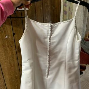 White dress for girl.